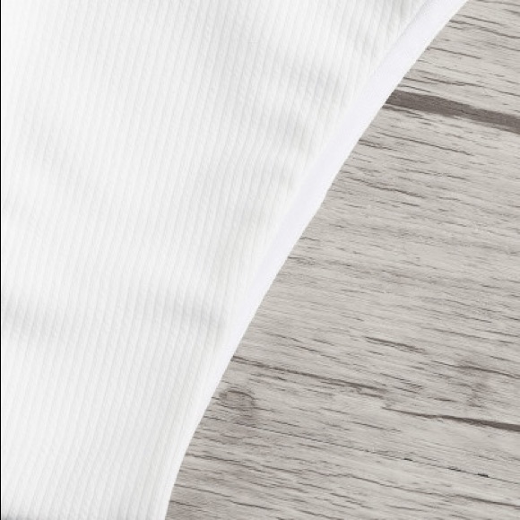 Bikini White Textured Size L NWT - Picture 5 of 5